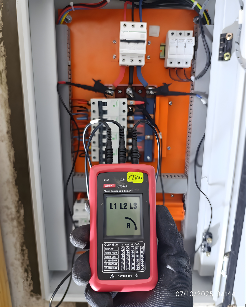 Medición de secuencia de fases